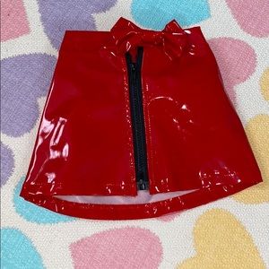 Toddler leather skirt